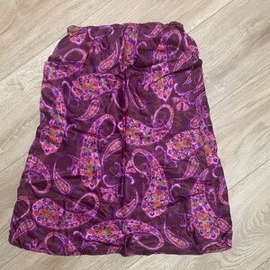 Purple Paisley Skirt